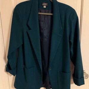 Vintage Teal Women's Blazer